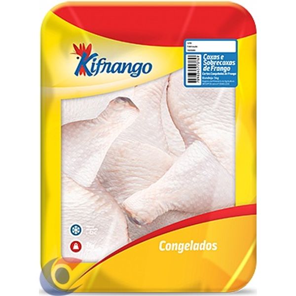 Sobrecoxa De Frango Congelado Kifrango 1kg
