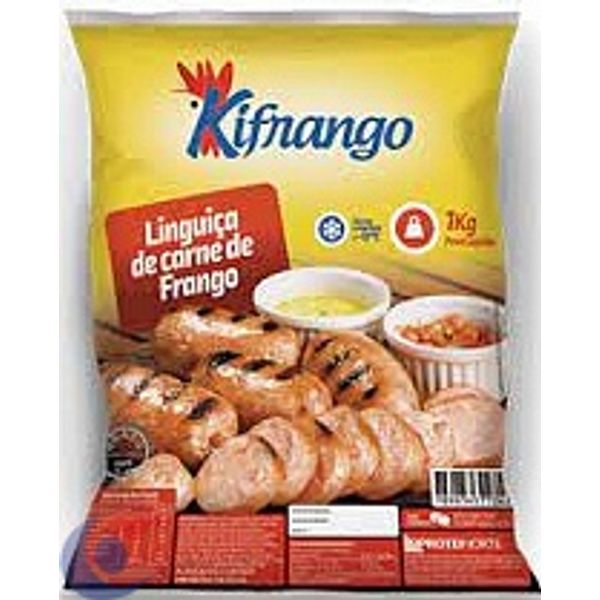 Linguiça Frango Congelado Kifrango 1kg