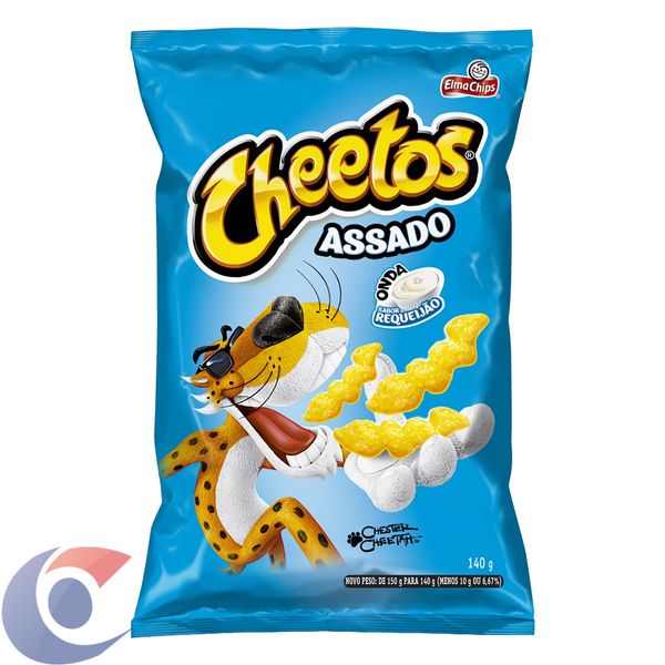 Salgadinho De Milho Onda Requeijão Elma Chips Cheetos Pacote 140g