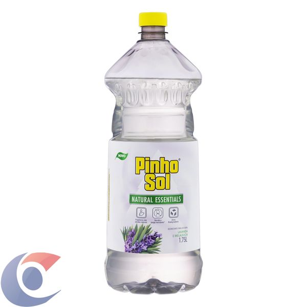 Desinfetante Pinho Sol Natural Essentials Lavanda E Melaleuca 1,75l