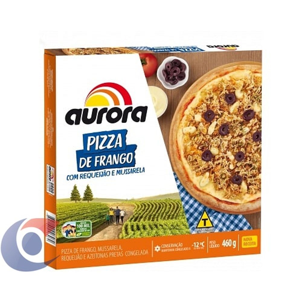 Pizza Aurora De Frango Com Requeijão E Mussarela 460g - Carone