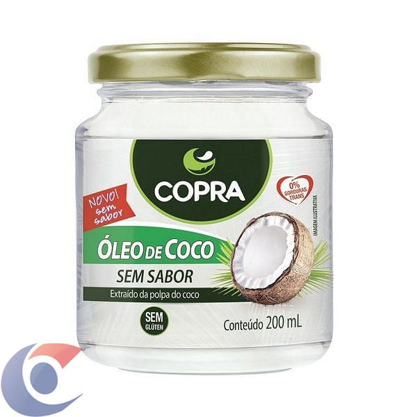 Óleo De Coco Copra Sem Sabor 200ml