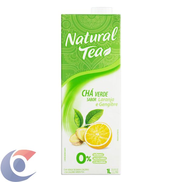 Chá Verde Tea Natural Laranja E Gengibre 1l