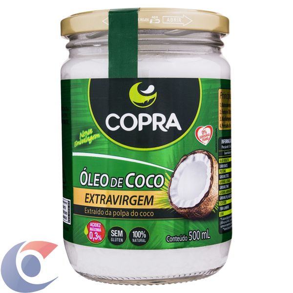 Óleo De Coco Copra Extravirgem 500ml