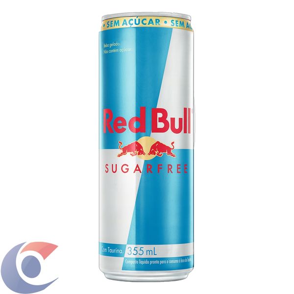 Energético Sem Açúcar Red Bull Energy Drink Sugarfree, 355 Ml