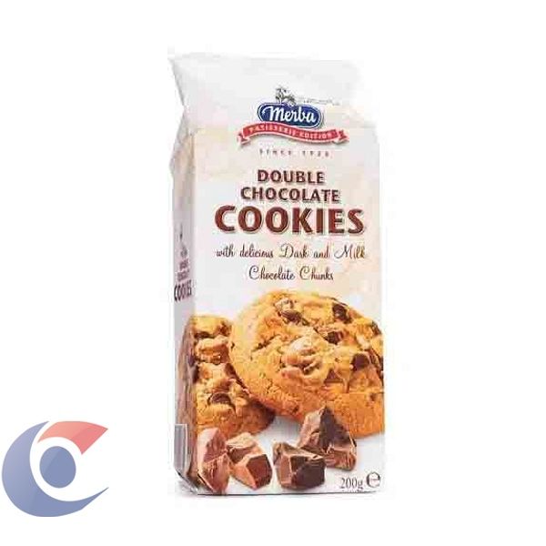 Cookies Holandês Merba Duplo Chocolate Ao Leite 200g
