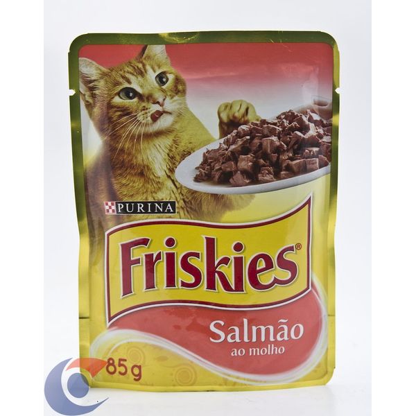 Alimento Para Gatos Friskies Salmão Ao Molho 85g