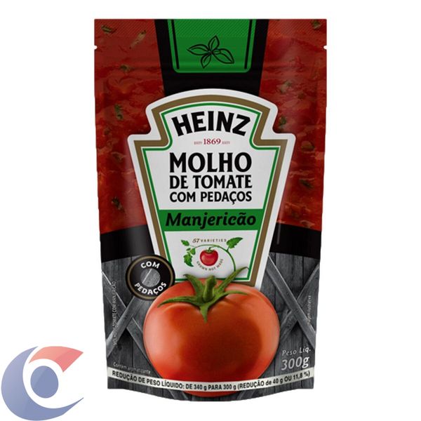 Molho De Tomate Heinz Manjericão Sachê 300g