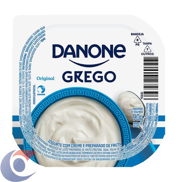 Iogurte Grego Danone Original 90g