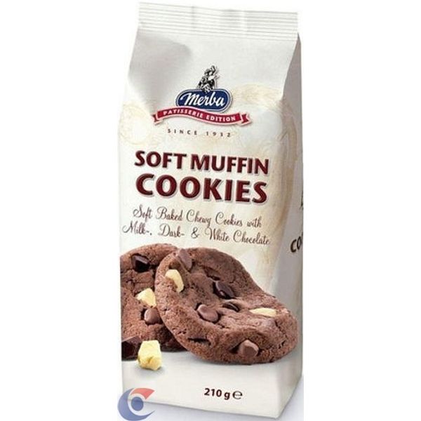Cookies Holandês Merba Muffin Chocolate 210g