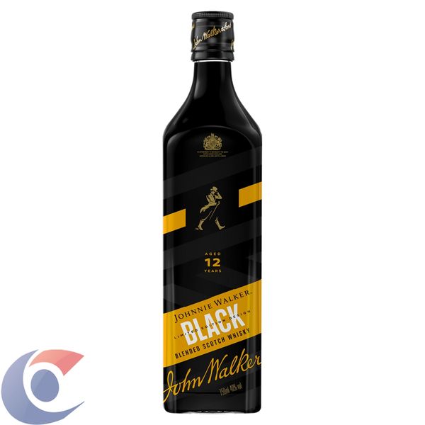 Whisky Escocês Blended Black Label Johnnie Walker Garrafa Edição Limitada 750ml