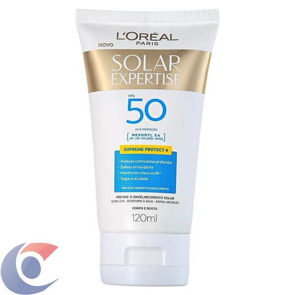 Protetor Solar Corporal L'Oréal Paris Solar Expertise Supreme Protect 4 Fps 50, 120ml