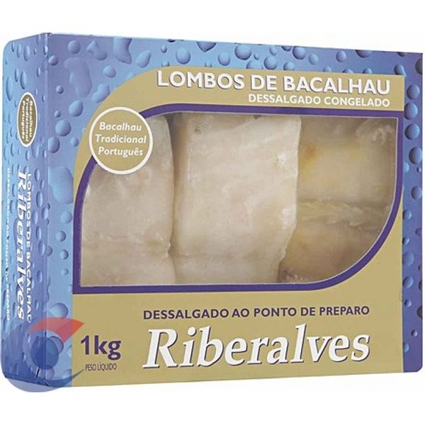 Lombo Bacalhau Congelado Riberalves 1kg