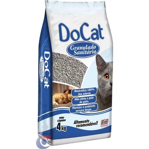 Granulado Sanitário Para Gato Docat 4kg