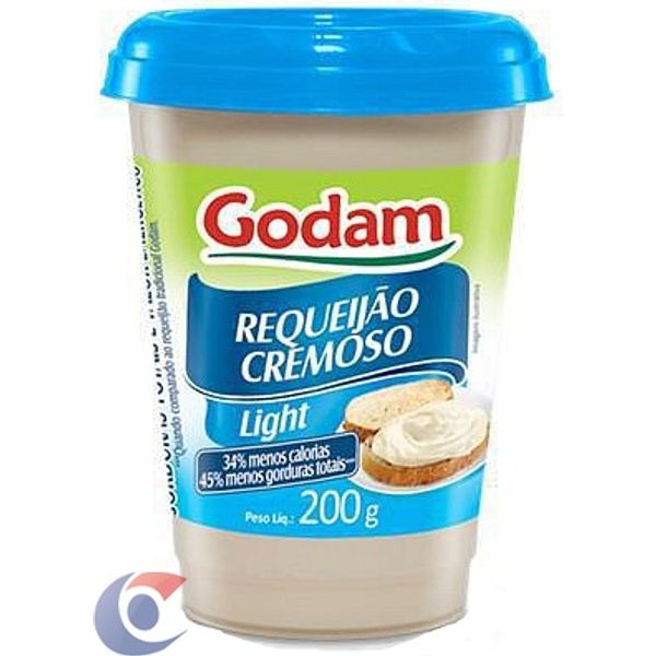 Requeijão Cremoso Godam Light 200g