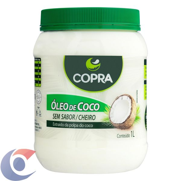 Óleo De Coco Copra Sem Sabor 1 Litro