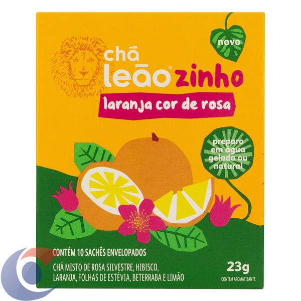 Chá Leão Kids Laranja Rosa 23g