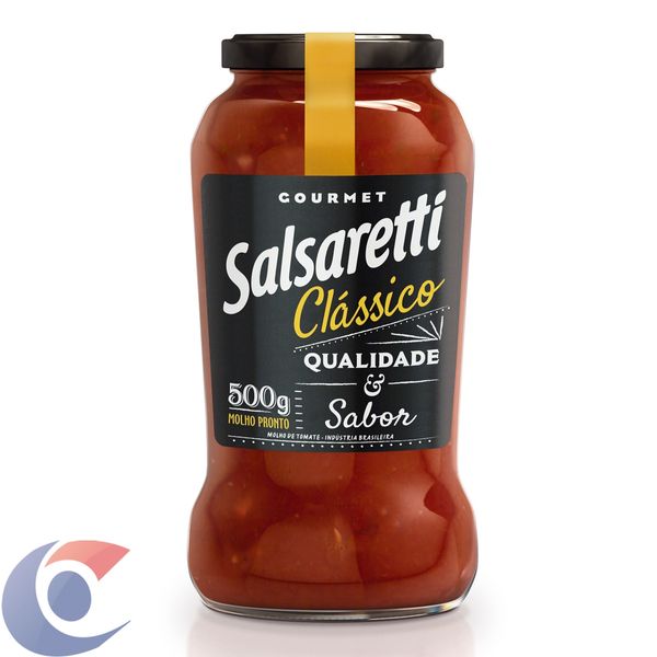 Molho De Tomate Salsaretti Clássico 500g