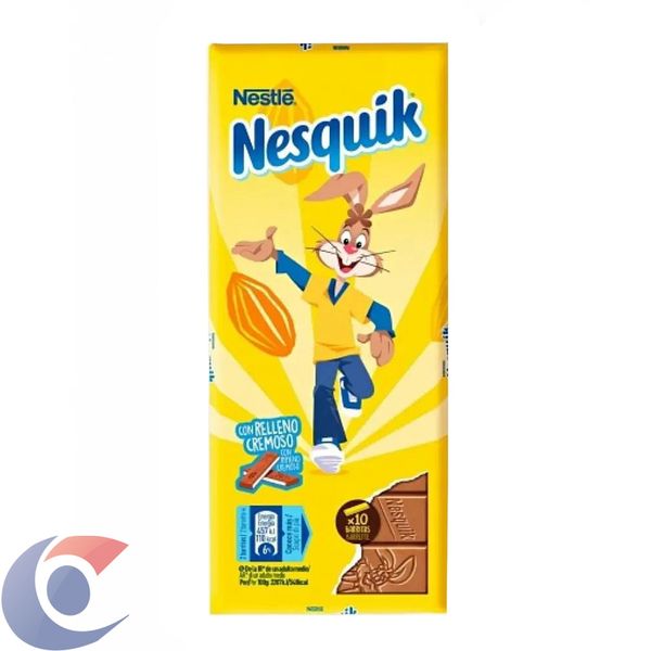 Chocolate Espanhol Nestlé Nesquik Com Recheio Cremoso 100g