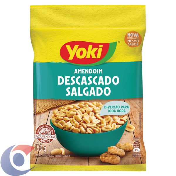 Amendoim Yoki Descascado Salgado 150g