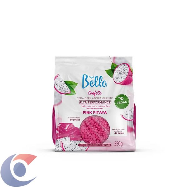 Cera Depilatória Quente Confete Pink Pitaya Depil Bella 250g