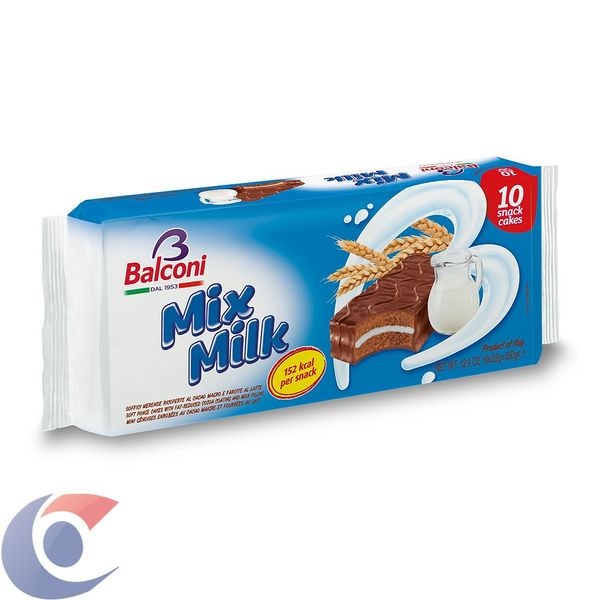 Bolinho Italiano Balconi Mix Milk Chococolate Ao Leite 350g