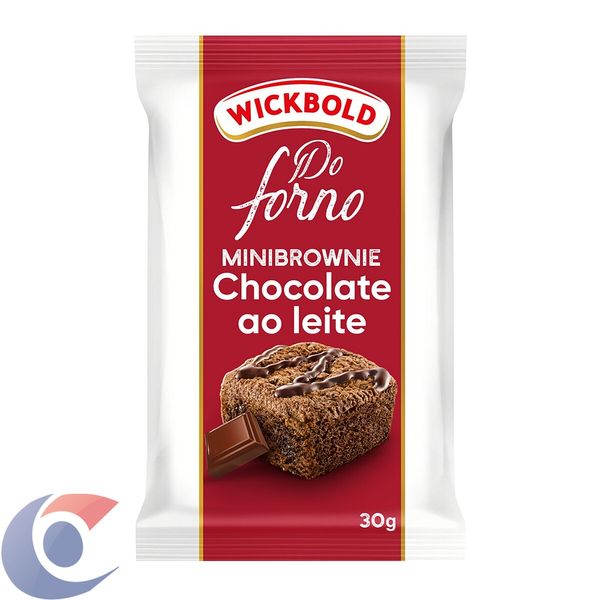 Minibrownie Chocolate Ao Leite Wickbold Do Forno Pacote 30g