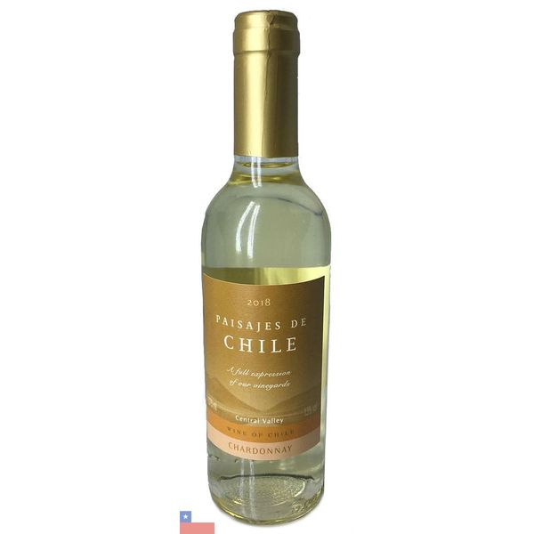 Vinho Chileno Branco Paisajes Chardonnay 375ml