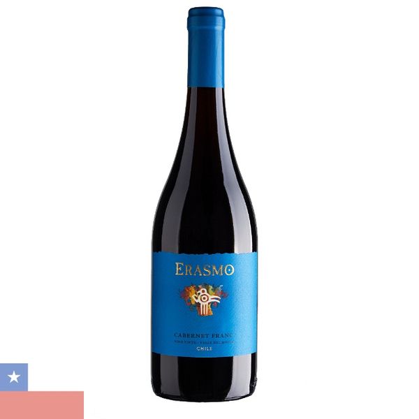 Vinho Chileno Tinto Erasmo Cabernet Franc 750ml