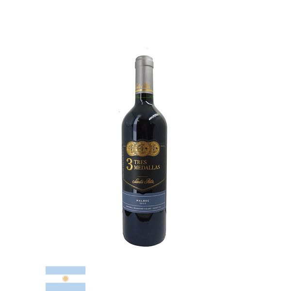 Vinho Argentino Tinto Santa Rita Três Medallas Malbec 750ml