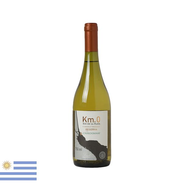 Vinho Uruguaio Branco Km.0 Reserva Chardonnay 750ml