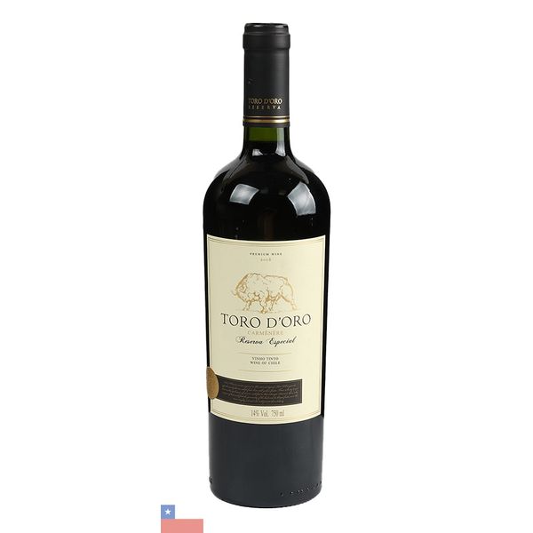 Vinho Chileno Tinto Toro D'Oro Carmenére Reserva 750ml