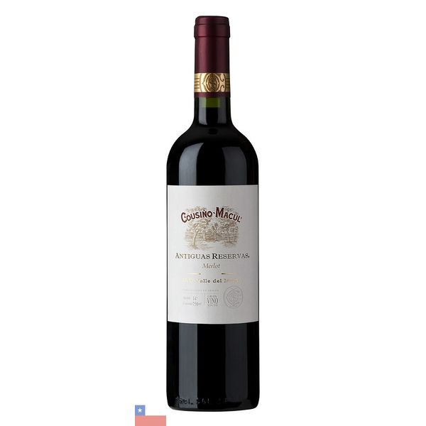 Vinho Chileno Tinto Antiguas Reservas Viña Cousino Macul Merlot 750ml