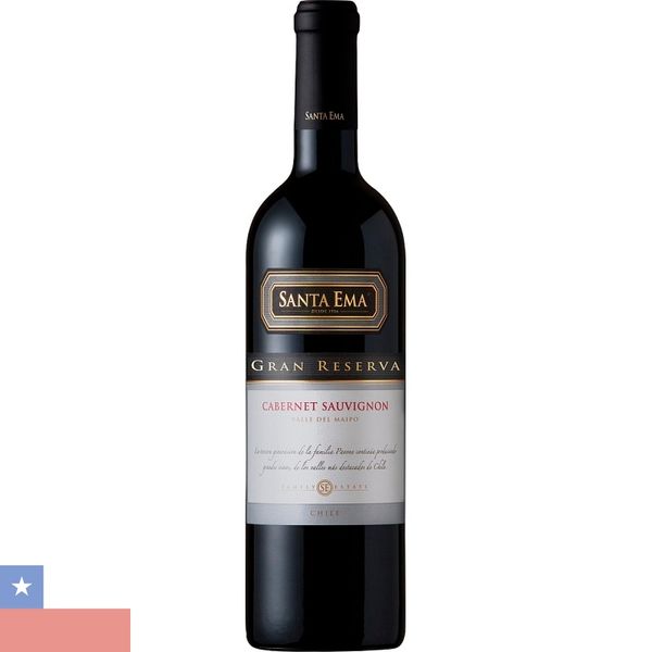 Vinho Chileno Tinto Santa Ema Gran Reserva Cabernet Sauvignon 750ml