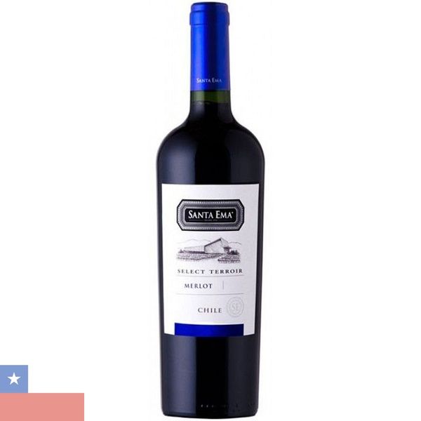 Vinho Chileno Tinto Select Terrior Santa Ema Merlot 750ml