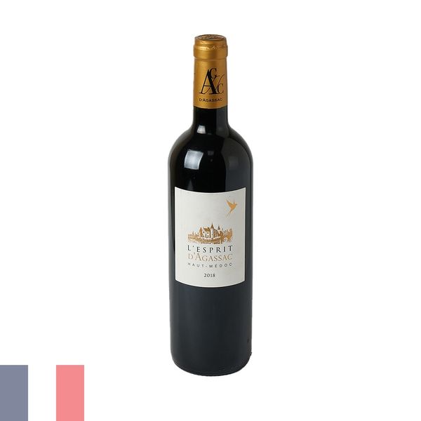Vinho Francês Tinto L'Esprit D'Agassac Haut-Médoc 750ml