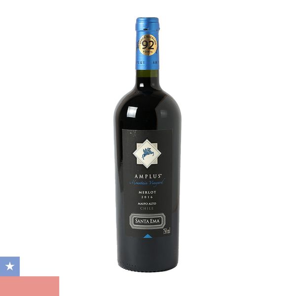 Vinho Chileno Tinto Santa Ema Amplus Merlot 750ml