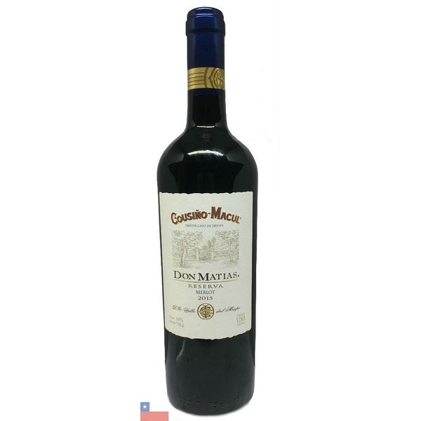 Vinho Chileno Tinto Don Matias Reserva Merlot 750ml