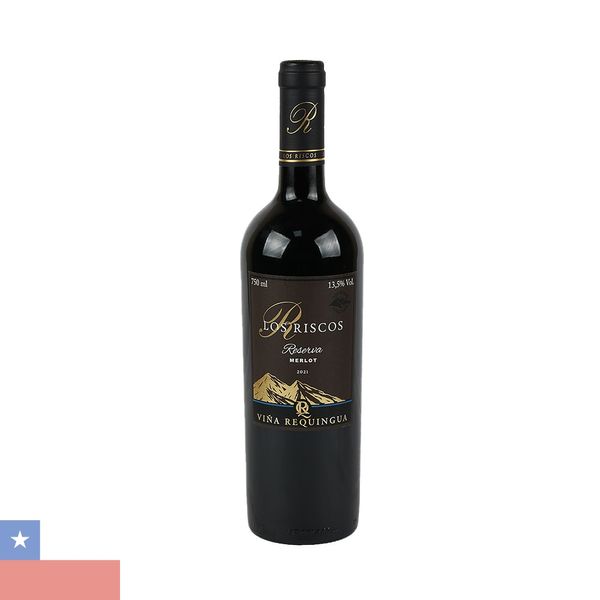 Vinho Chileno Tinto Los Riscos Reserva Merlot Vina Requingua 750ml