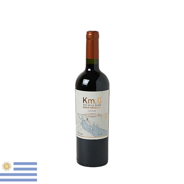 Vinho Uruguaio Tinto Km.0 Gran Reserva Tannat Roble 750ml