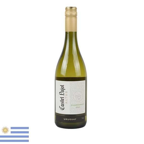 Vinho Uruguaio Branco Castel Pujol Altos Chardonnay 750ml