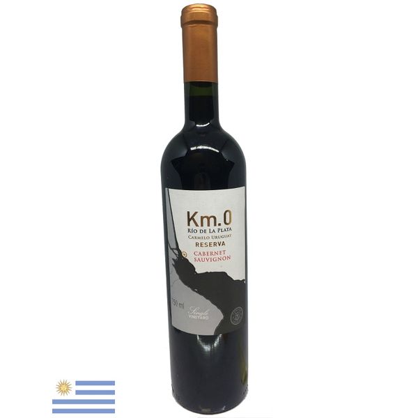 Vinho Uruguaio Tinto Km.0 Reserva Cabernet Sauvignon 750ml