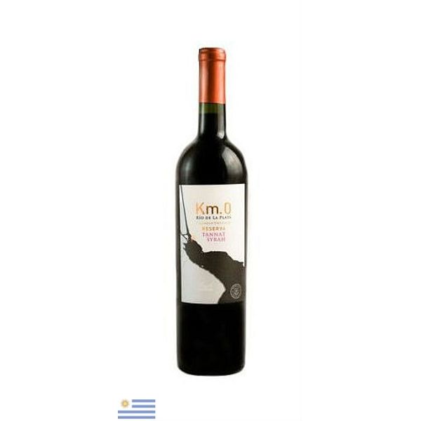 Vinho Uruguaio Tinto Km.0 Reserva Tannat/Syrah Blend 750ml