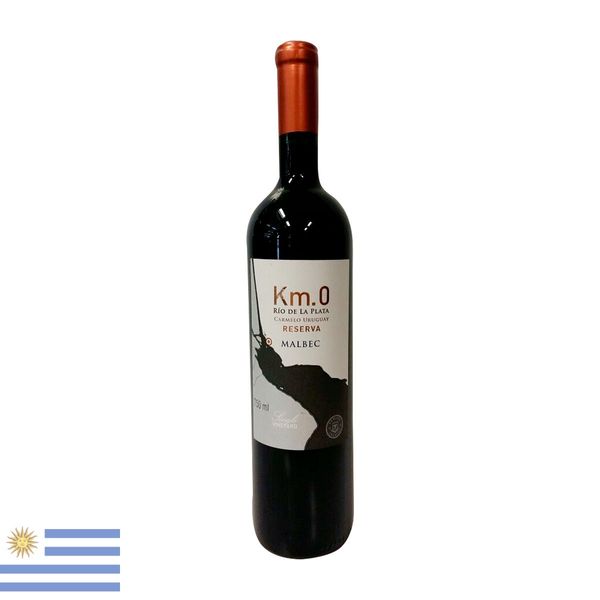 Vinho Uruguaio Tinto Km.0 Reserva Malbec 750ml