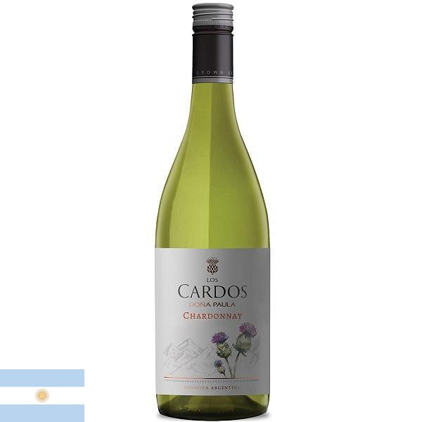 Vinho Argentino Branco Los Cardos Chardonnay 750ml