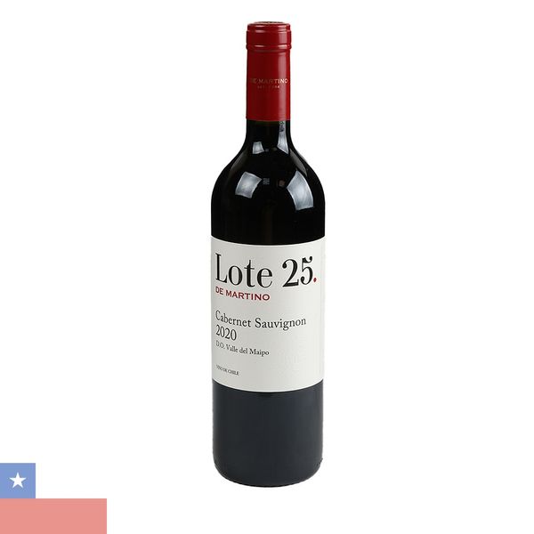Vinho Chileno Tinto De Martino Lote 25 Cabernet Sauvignon 750ml