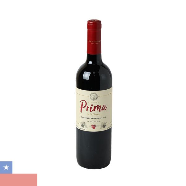 Vinho Chileno Tinto Prima Reserva Carbernet Sauvignon Do Valle Del Maipo 750ml