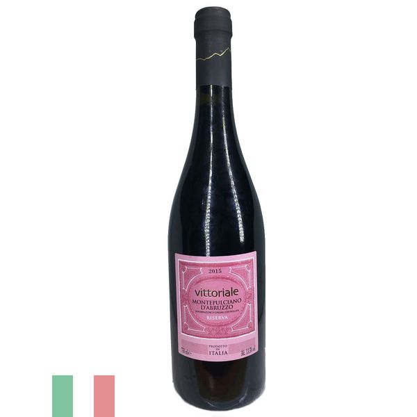 Vinho Italiano Tinto Vittoriale Montepulciano D'Abruzzo Reserva Blend 750ml