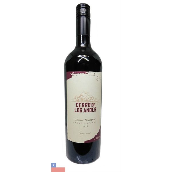 Vinho Chileno Tinto Cerro Los Andes Cabernet Sauvignon 1l