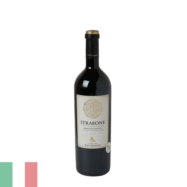 Vinho Italiano Tinto Strabone Primitivo Salento 750ml